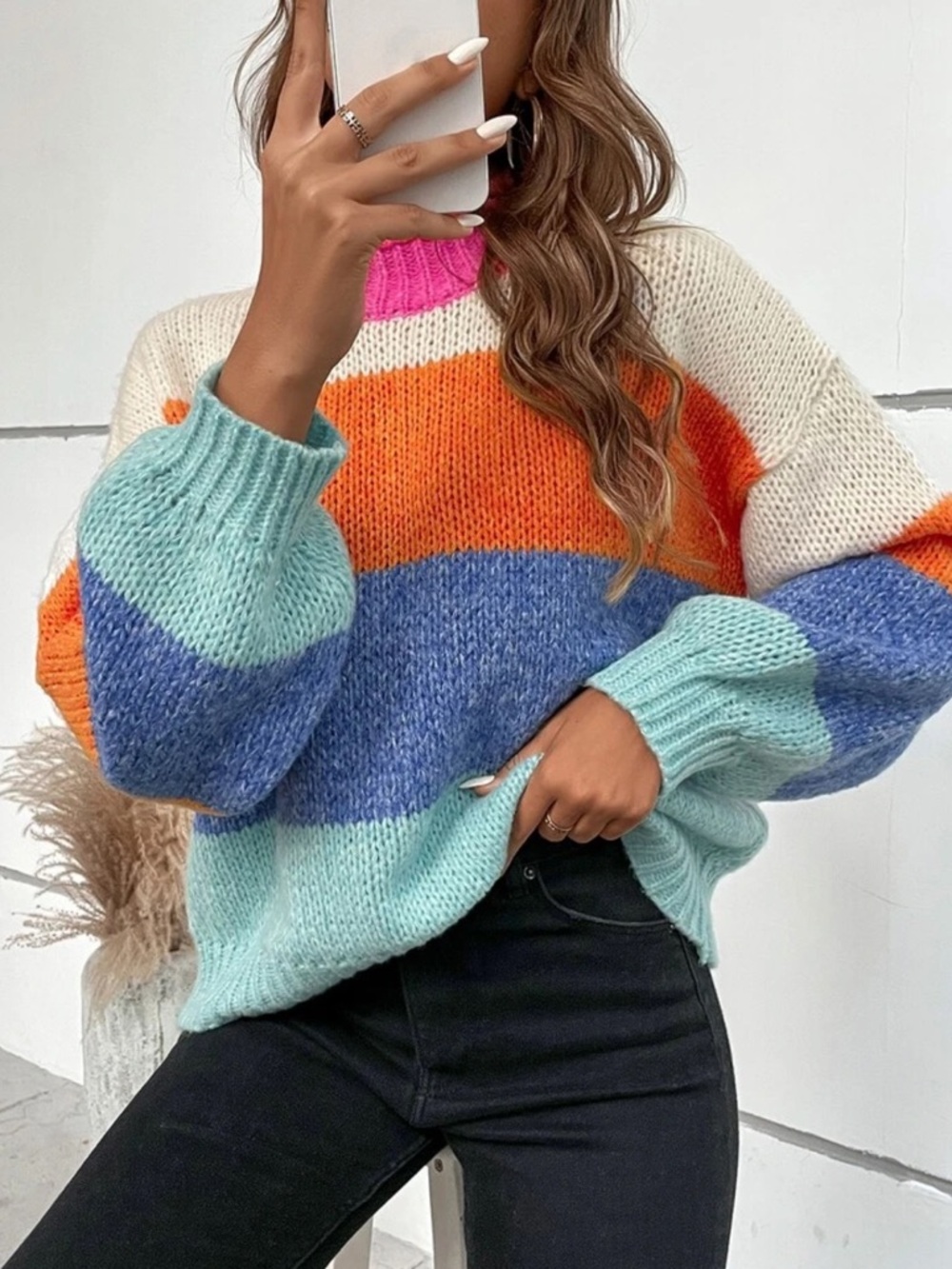 Color Block Sweater - Picture 13 of 13